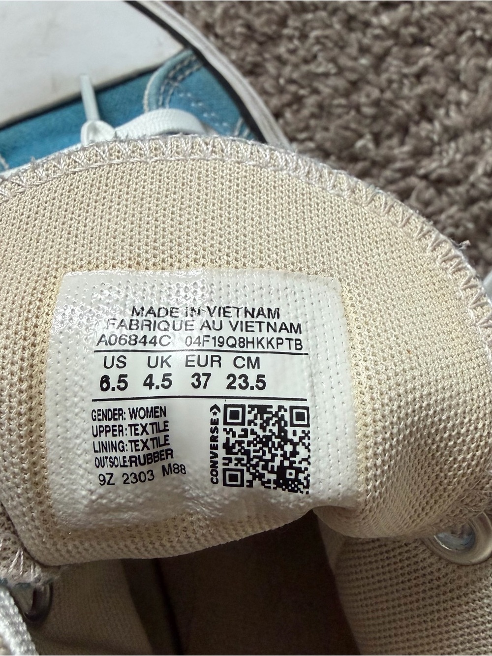 Converse Chuck Taylor Lift Platform Embroidered Bracelet High Tops 6.5 - Picture 7 of 8